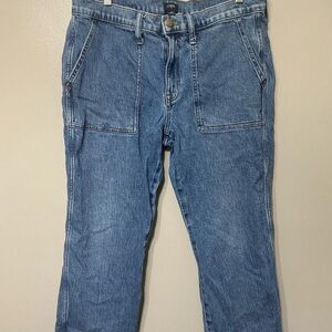J. Crew Relaxed Blue Denim Jeans Timeless Comfort